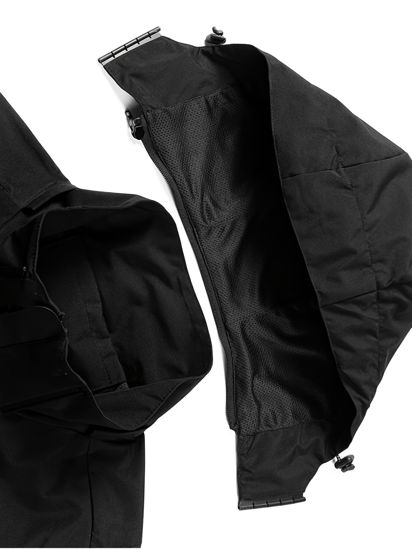 mens lightweight waterproof windbreaker jacket casual mesh lining jacket for outdoor activities details 11