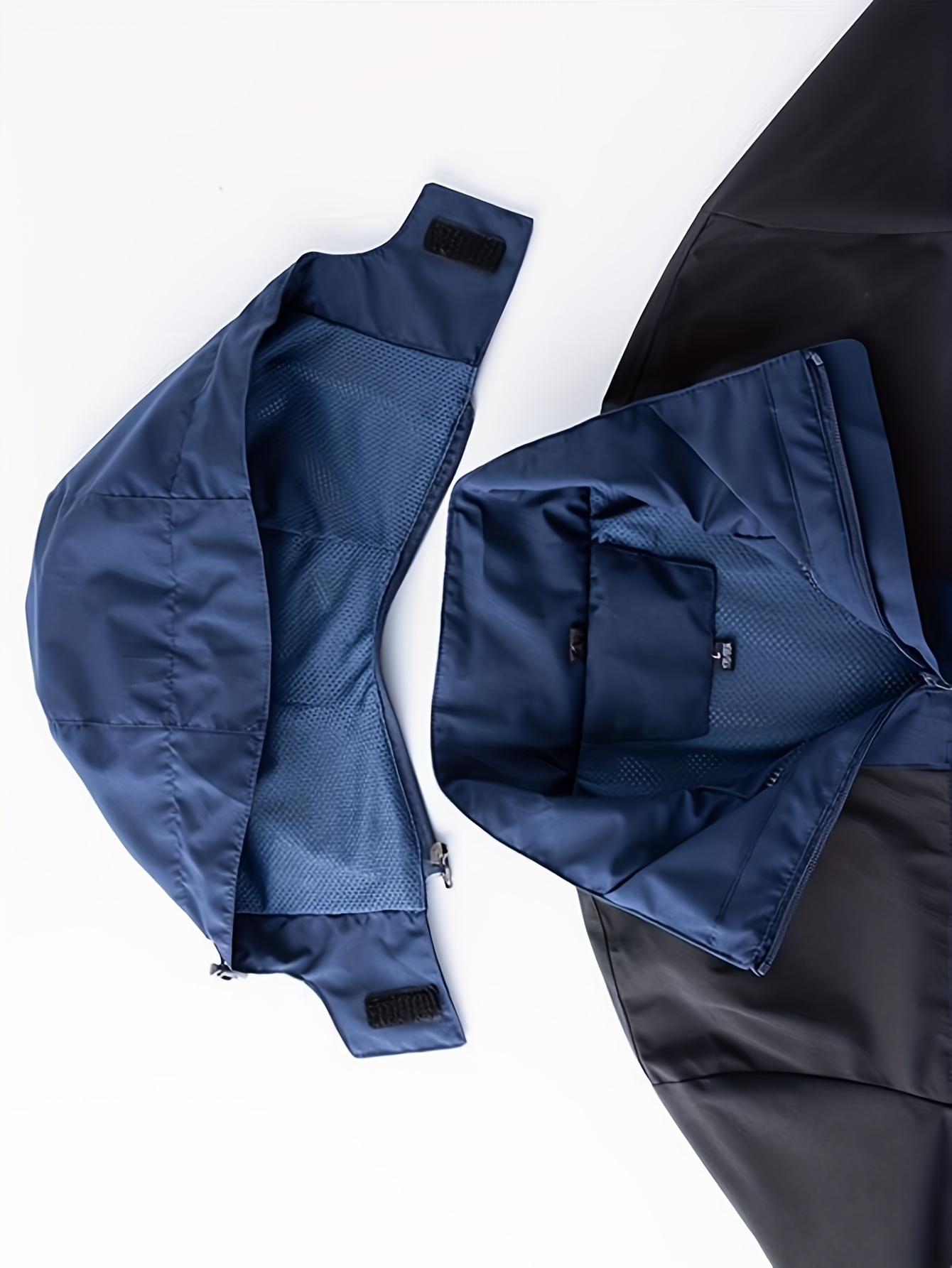 mens lightweight waterproof windbreaker jacket casual mesh lining jacket for outdoor activities details 18