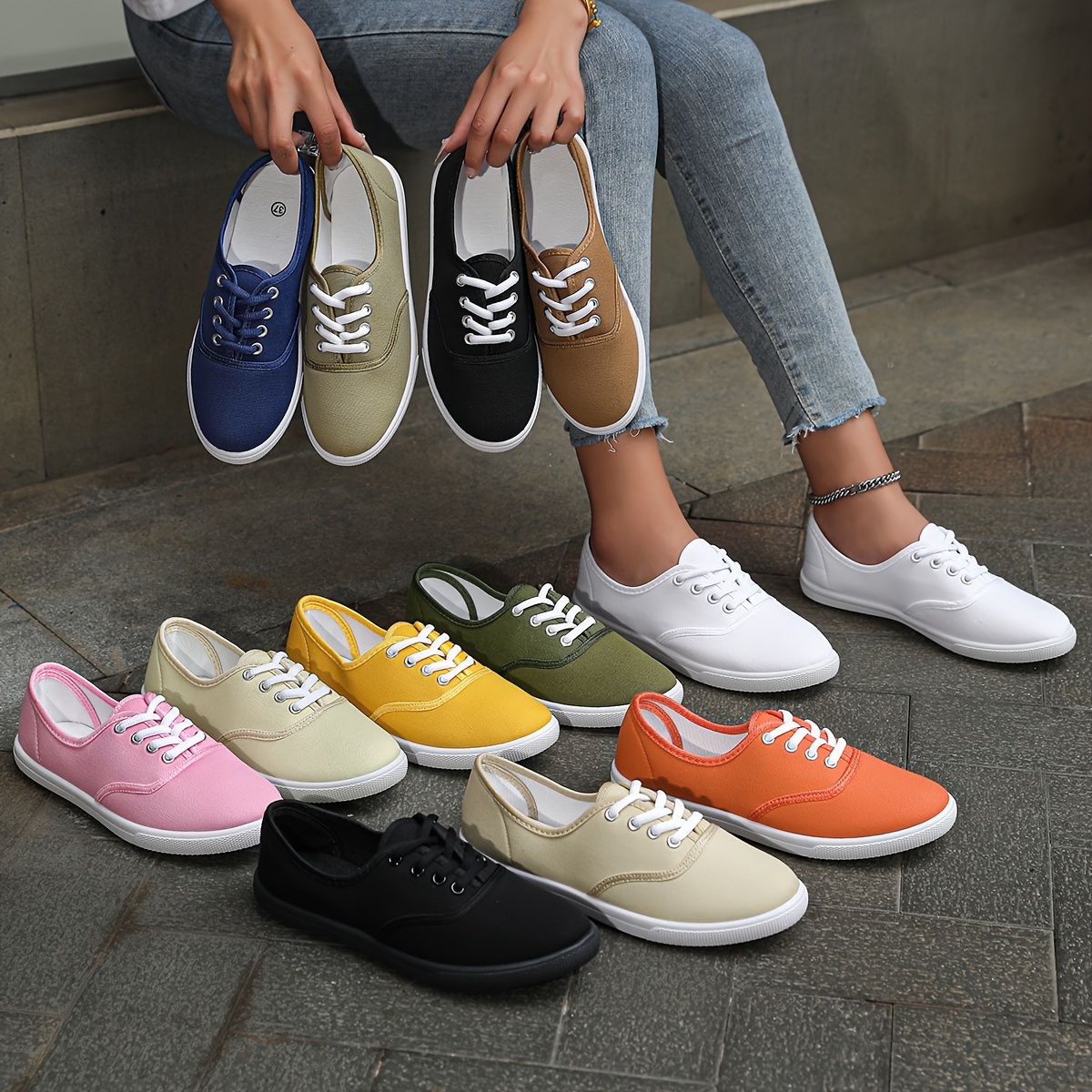 solid color minimalist shoes women s lace lightweight soft details 0