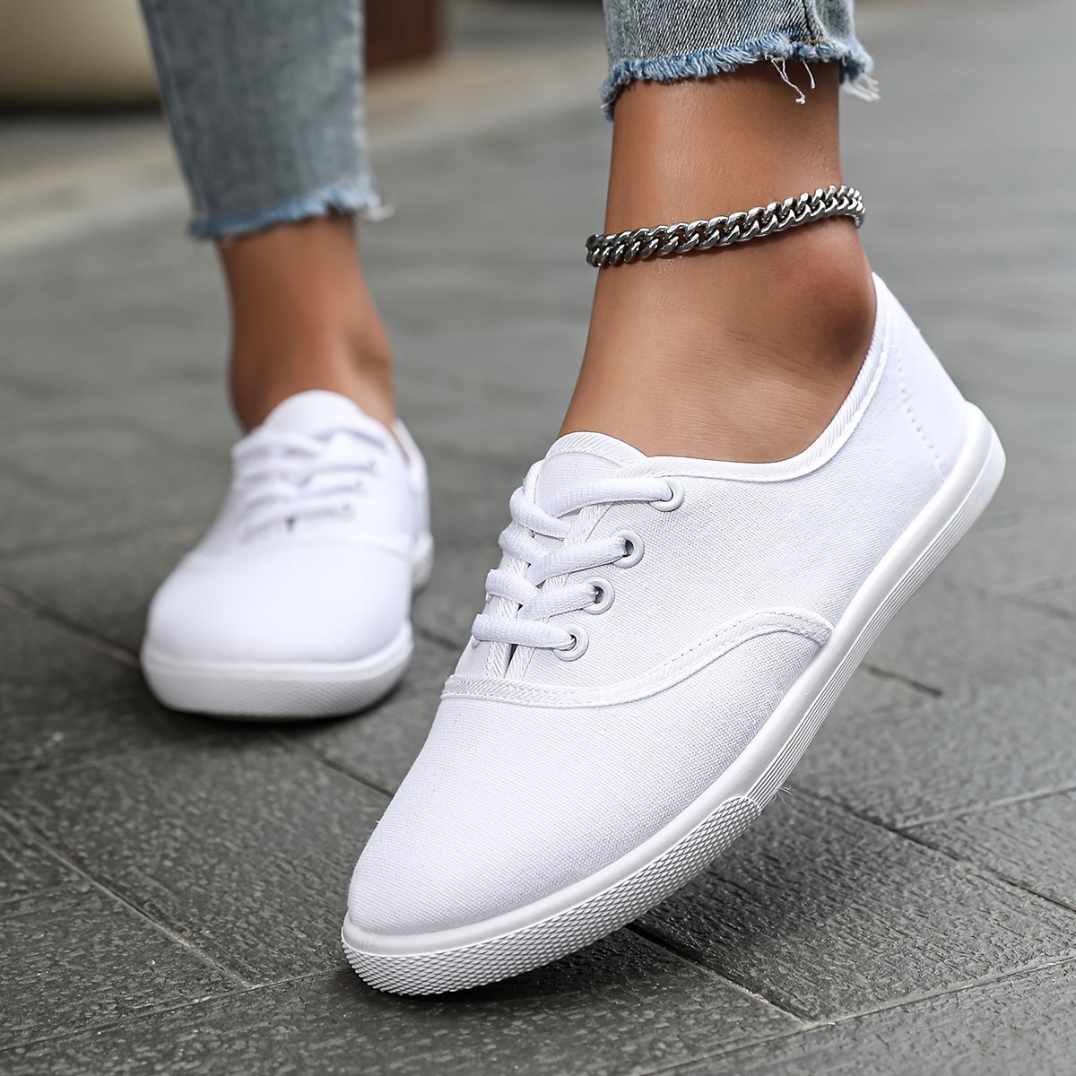 solid color minimalist shoes women s lace lightweight soft details 1