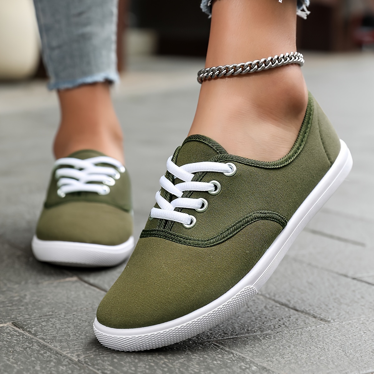 solid color minimalist shoes women s lace lightweight soft details 3