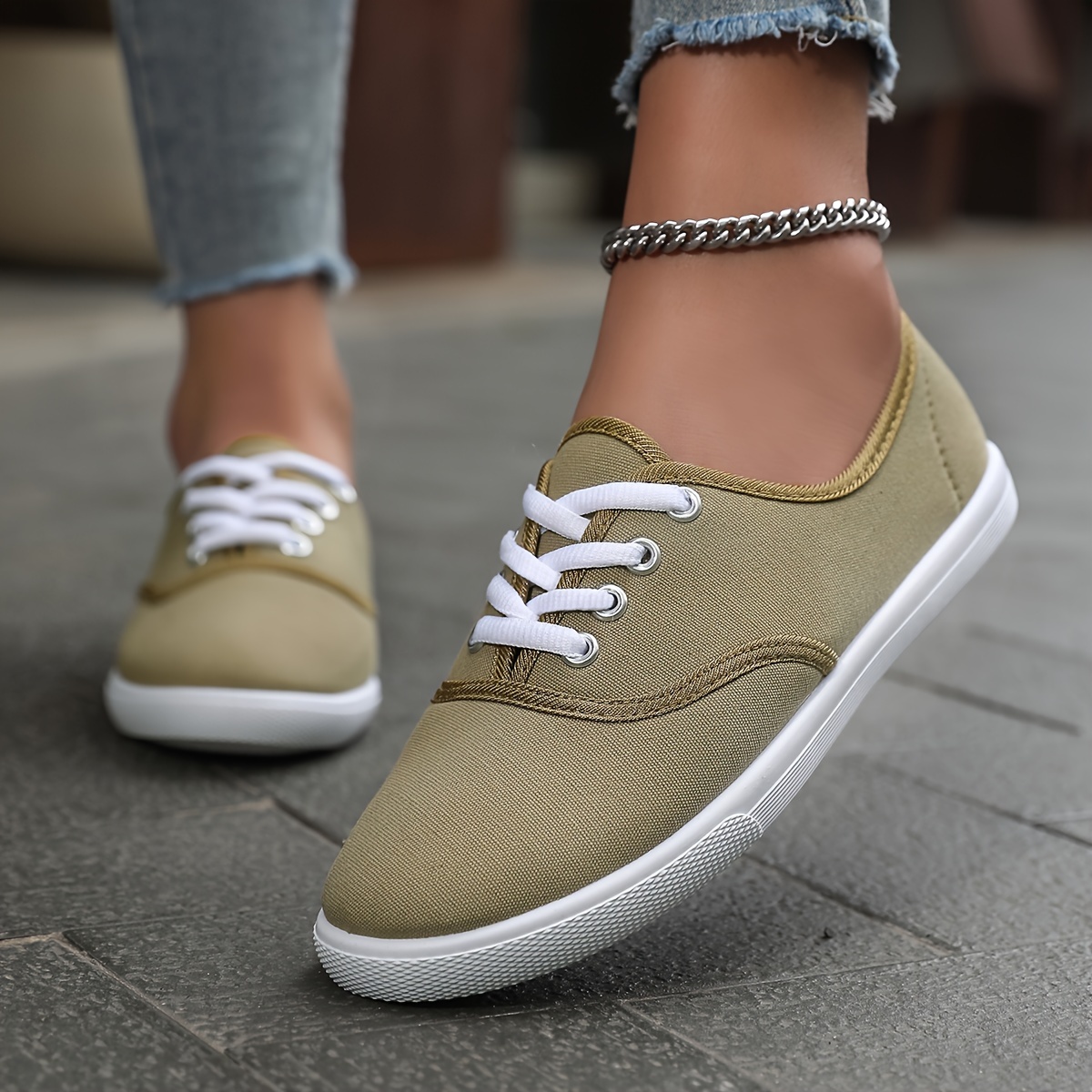 solid color minimalist shoes women s lace lightweight soft details 8
