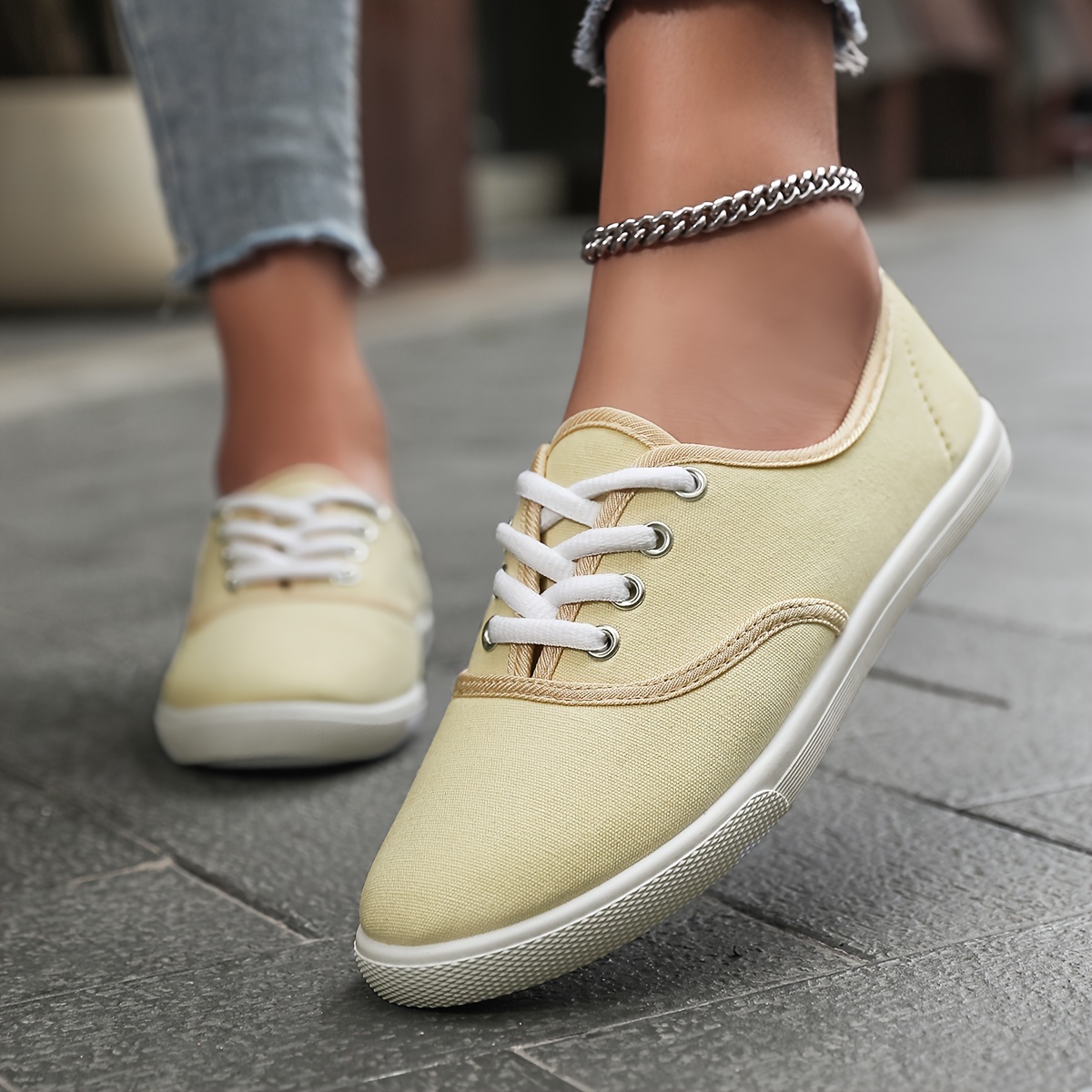 solid color minimalist shoes women s lace lightweight soft details 9