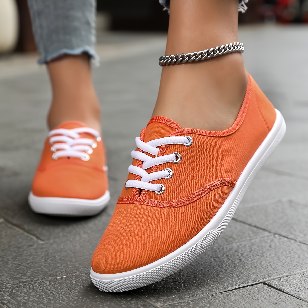 solid color minimalist shoes women s lace lightweight soft details 10