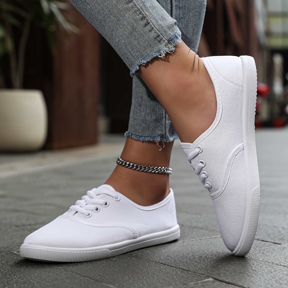 solid color minimalist shoes women s lace lightweight soft details 17
