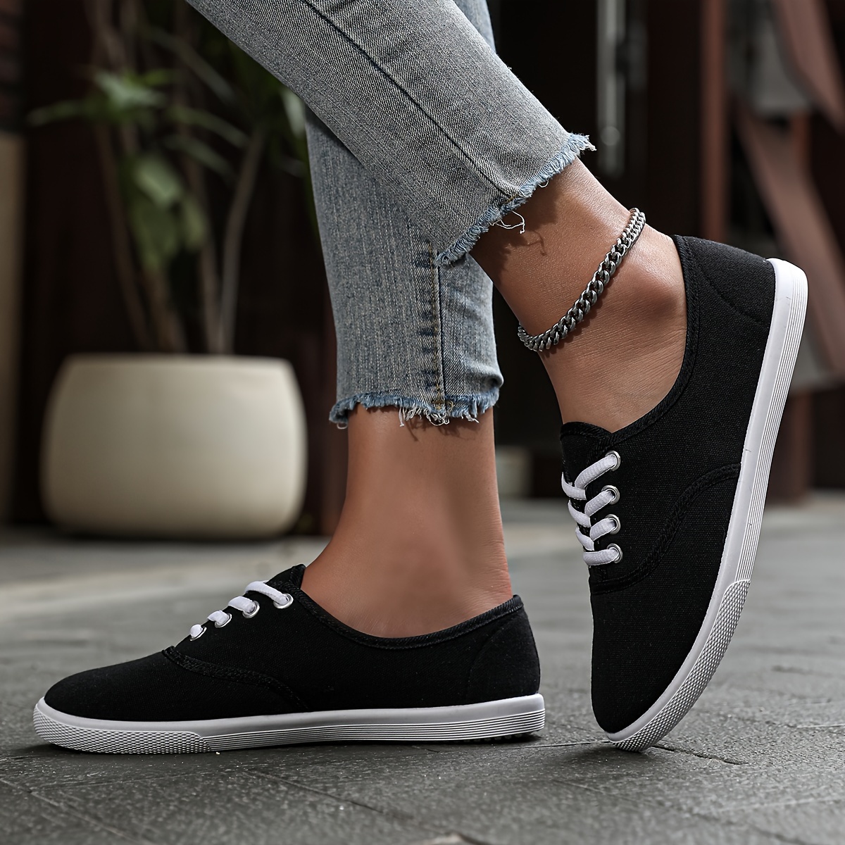 solid color minimalist shoes women s lace lightweight soft details 19