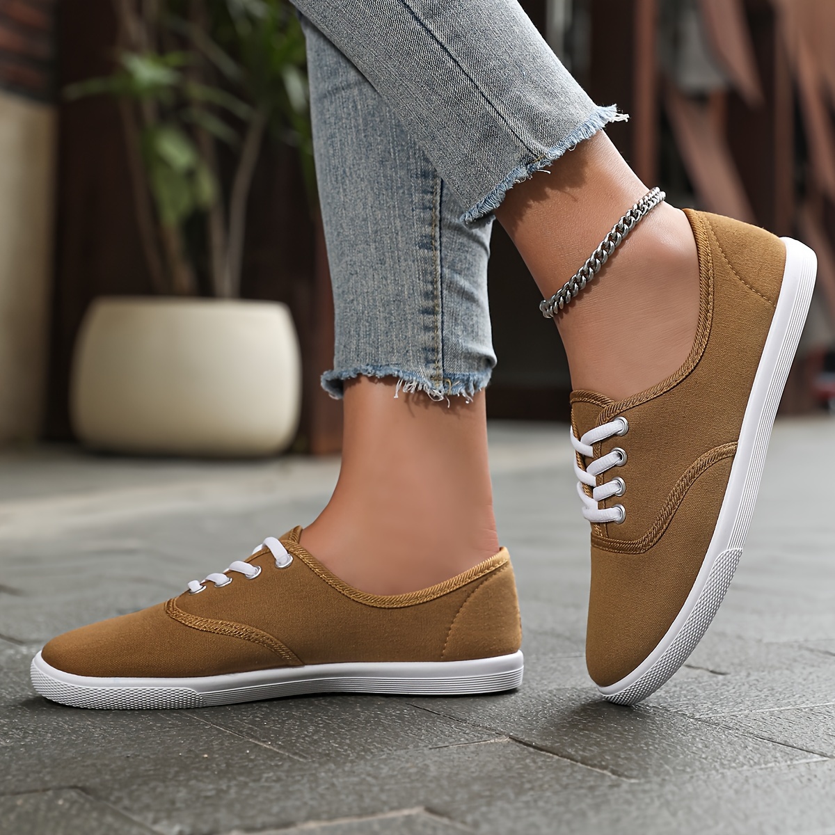 solid color minimalist shoes women s lace lightweight soft details 25