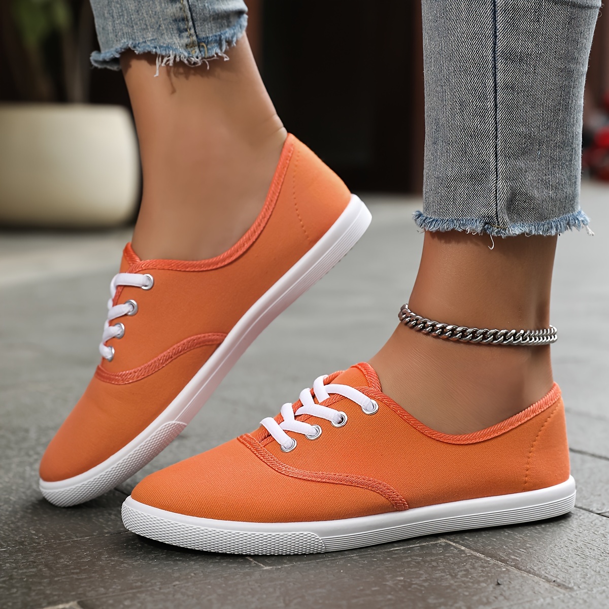 solid color minimalist shoes women s lace lightweight soft details 29