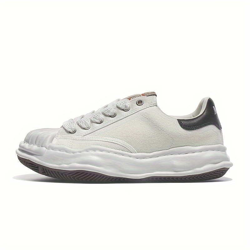 solid color canvas sneakers women s lace platform soft sole details 6