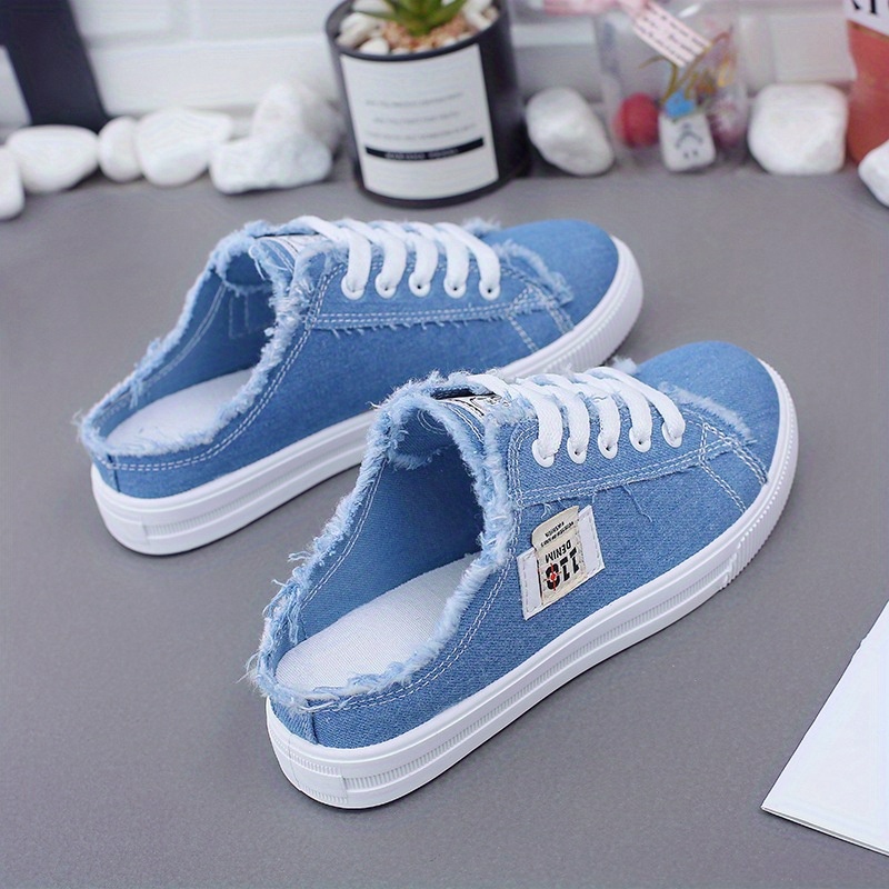 simple canvas shoes women s casual lace outdoor shoes women details 1