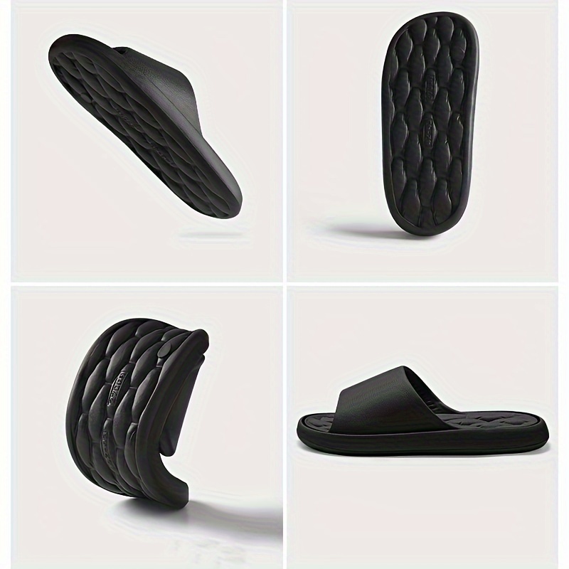 open toe breathable slippers unisex solid colour comfy non details 3