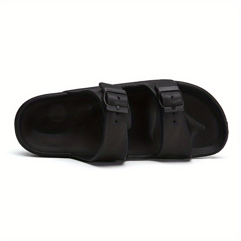 2 band buckle sandals men s casual non slip shoes open toe details 3
