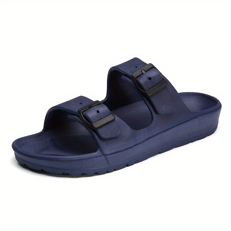 2 band buckle sandals men s casual non slip shoes open toe details 7