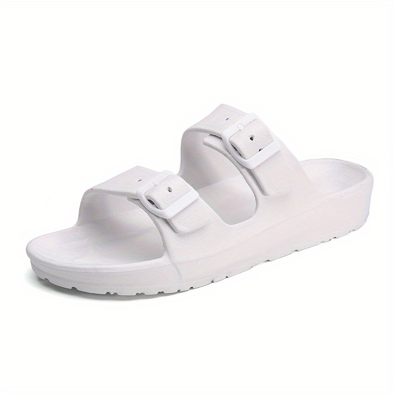 2 band buckle sandals men s casual non slip shoes open toe details 8
