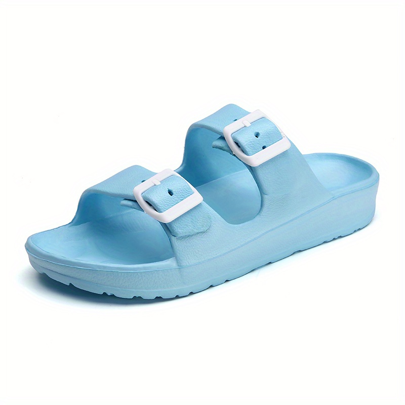 2 band buckle sandals men s casual non slip shoes open toe details 9
