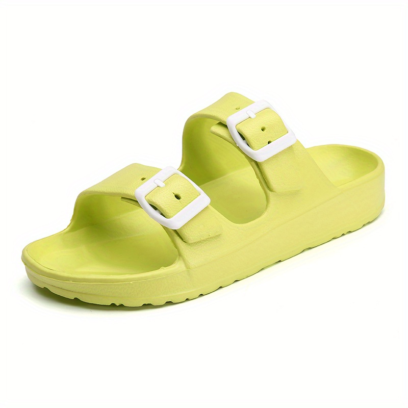 2 band buckle sandals men s casual non slip shoes open toe details 11