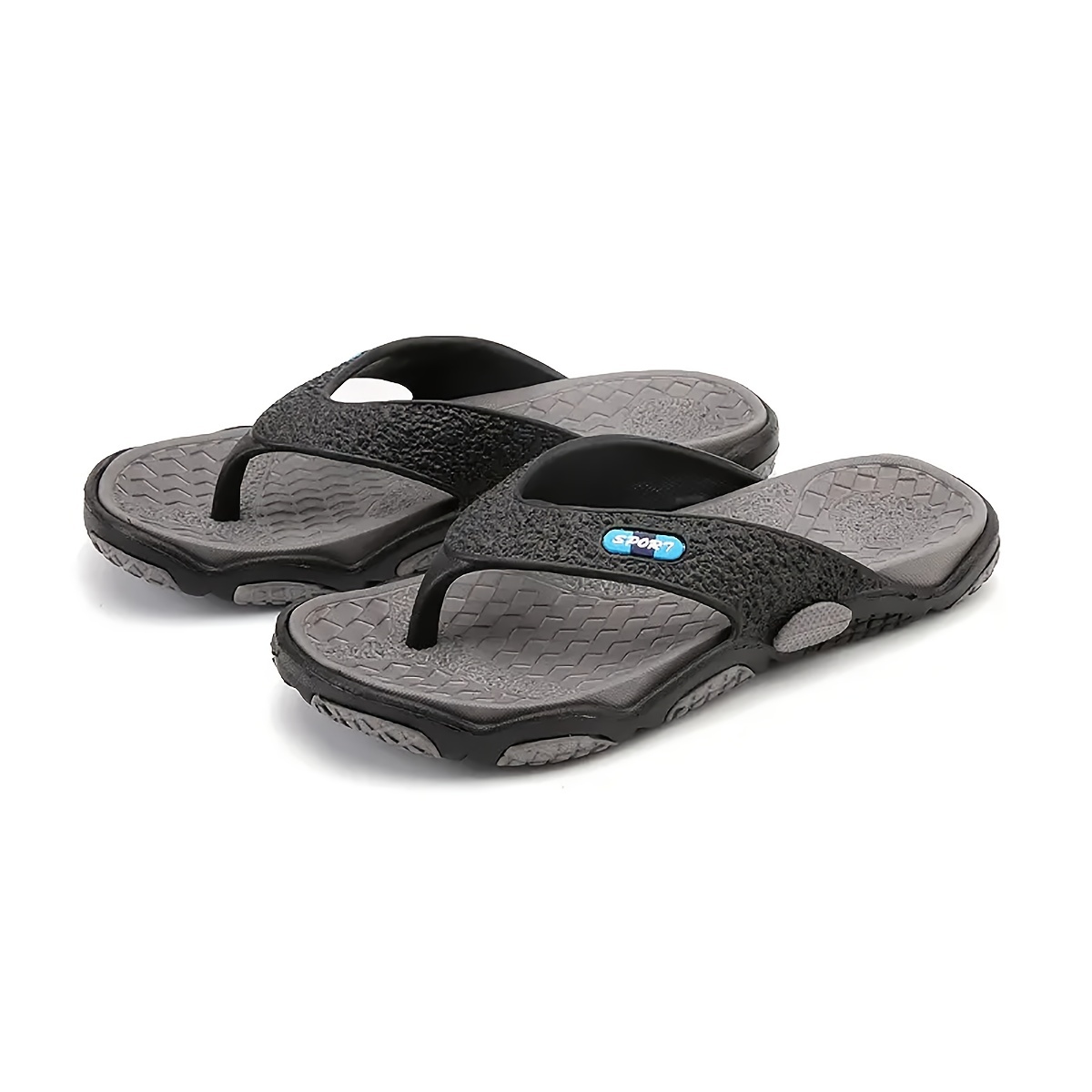 mens trendy non slip flip flops with assorted colors casual slippers for outdoor use summer beach slippers details 5